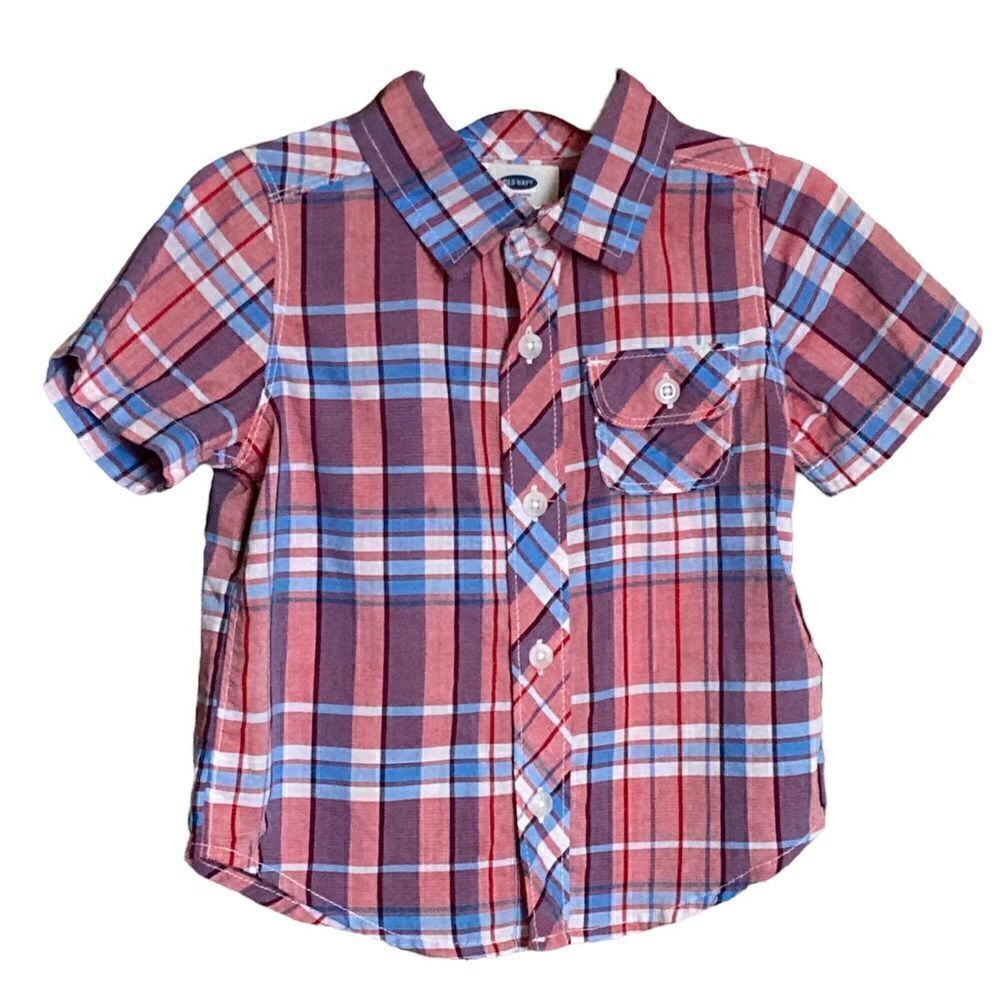 New with tags old navy baby polo plaid 18 to 24 months